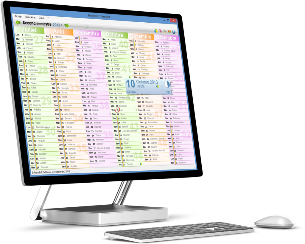 PersoApps Calendrier Logiciel De Gestion De Calendrier Gratuit 